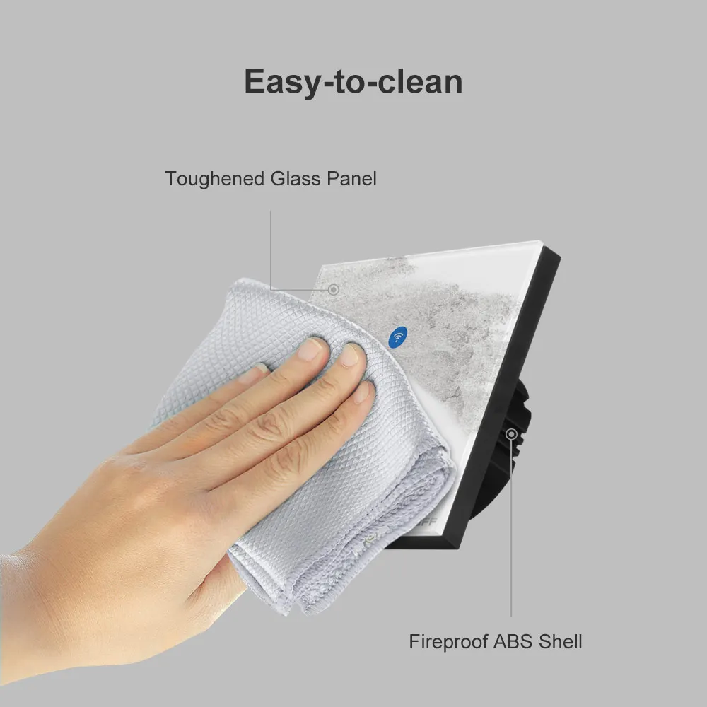 SONOFF T4EU1C WIFI Touch 1 Gang EU No Neutral Wire Required Smart Wall Switches SONOFF T4EU1C WIFI Touch 1 Gang EU No Neutral Wire Required Smart Wall Switches