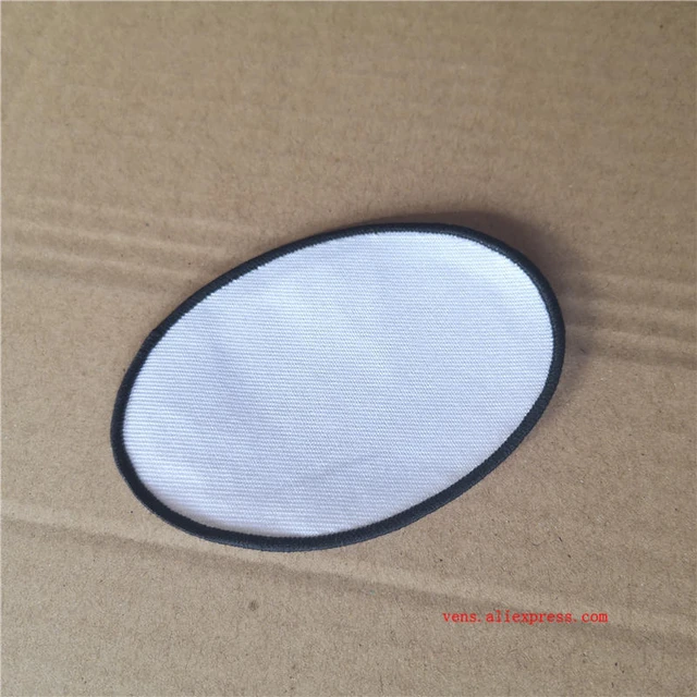 sublimation blank patches hot tranfer printing DIY patch consumable  30pieces/lot
