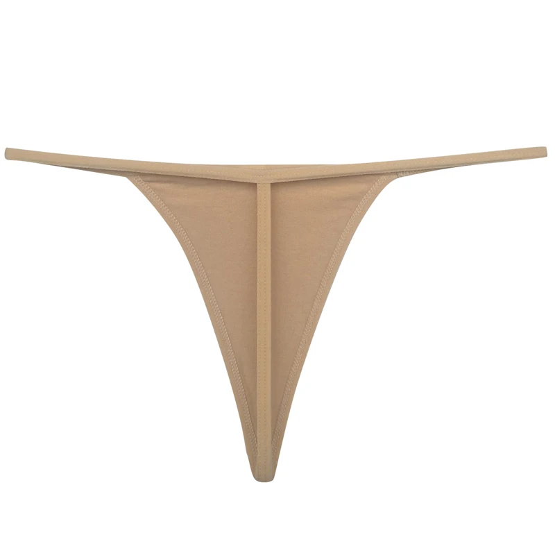 New Simple Cotton G-String Thong Seamless Women Panties Underwear Sexy Lingerie Femlae Underpants Solid Low-Rise T-Back