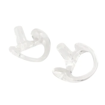 

2 Pair of Small Silicone Soft Ear Bud for Covert Acoustic Tube Earpiece for radio