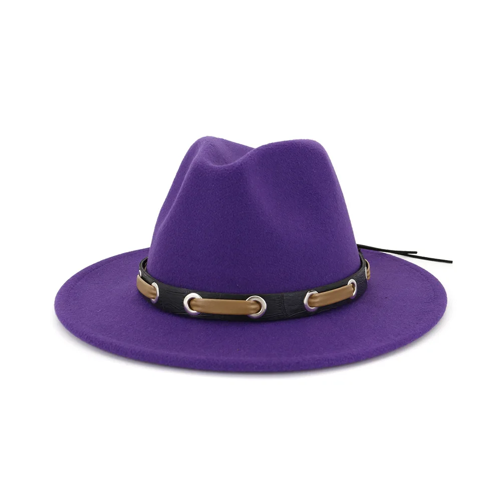 Женская фетровая шляпа, имитация шерсти, Осень-зима, женские фетровые шляпы, модные, топ, джазовая шляпа, шляпа для женщин, Sombrero Mujer AD0801