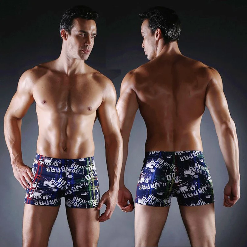 

male sexy swimwear Swimming Shorts Plus Size 3XL Cool Men Swimwear Trunks Dropshipping Lycra for men