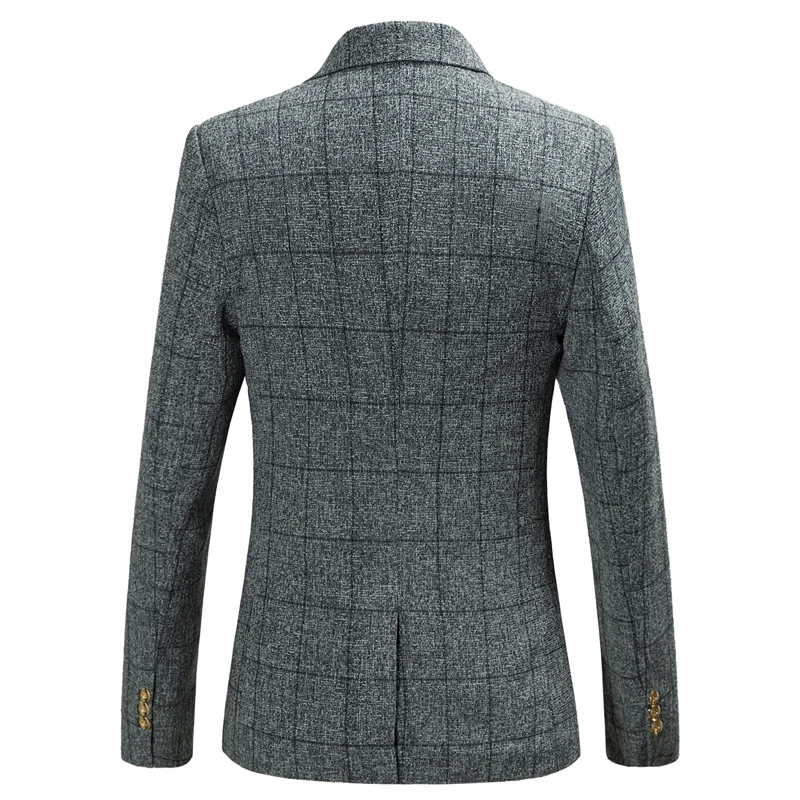 2019 Spring Autumn Luxury Casual Plaid Men Blazers New Fashion Brand High Quality Slim Fit Suit Chinese Jacket 2019 Spring Autumn Luxury Casual Plaid Men Blazers New Fashion Brand High Quality Slim Fit Suit Chinese Jacket