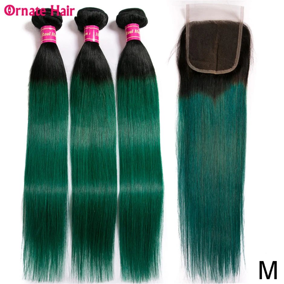 de cabelo reto com fechamento não remy