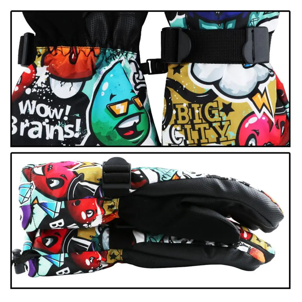 Waterproof winter warm gloves outdoor sports men and women ski gloves bike motorcycle riding winter windshield gloves