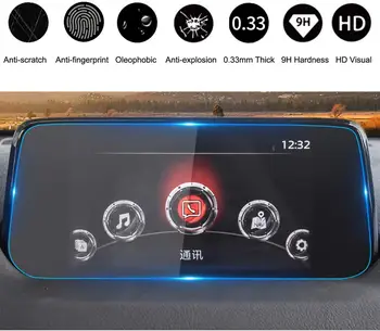 

For Mazda CX-5 2017 2018 2019 2020 7 Inch Connect Car Navigation Screen Protecto HD In-Dash Clear Tempered Glass Screen