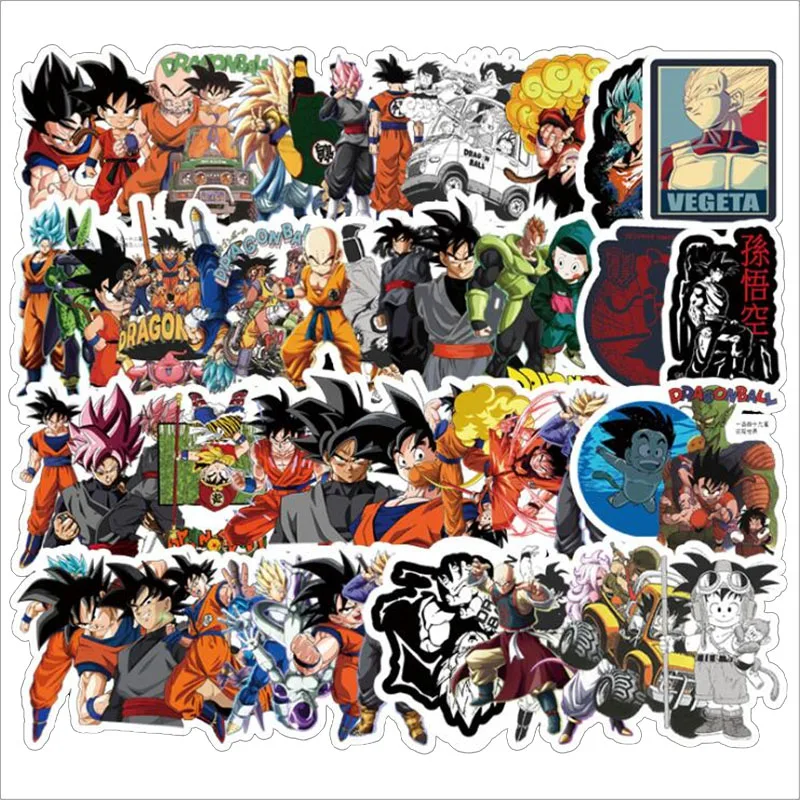 Portable Stickers Dragon Ball  Dragonball Waterproof Sticker - 7 Z Doodle  Stickers - Aliexpress