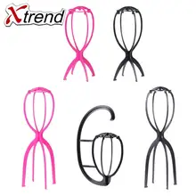 3 шт./лот, высокое качество, подставка для парика, Многофункциональное использование, шапка для парика, подставка для волос, для путешествий, удобная складная гибкая пластиковая подставка для парика