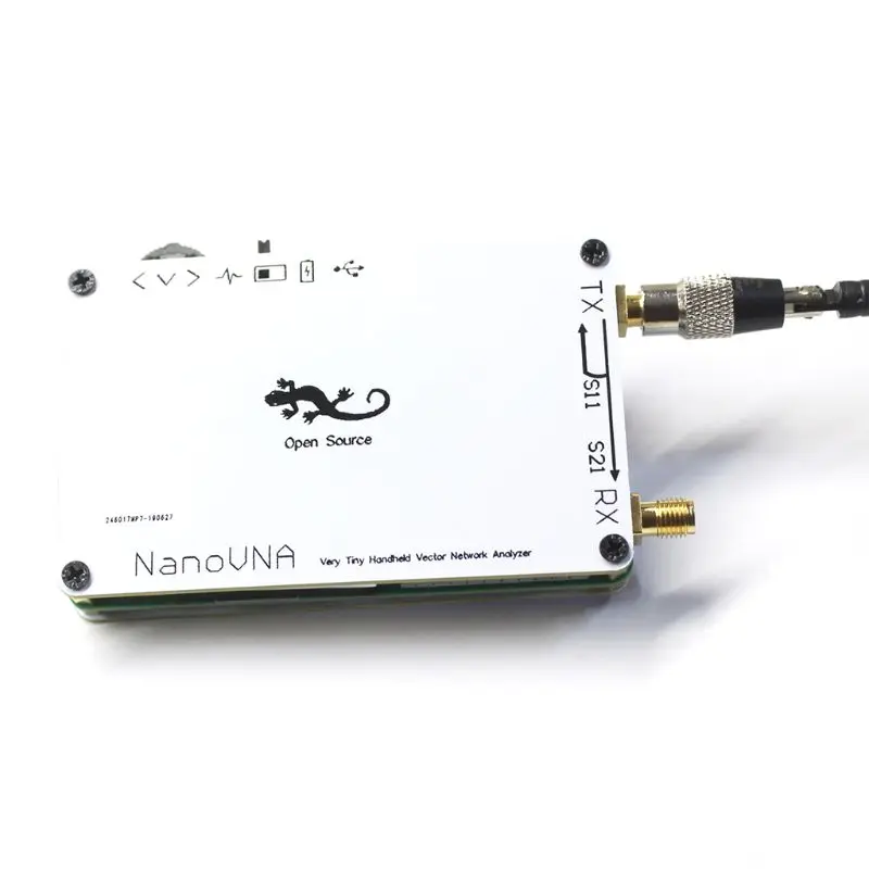 NanoVNA Векторный анализатор Netwerk 50 KHz-900 MHz цифровой ЖК-дисплей HF VHF UHF антенный анализатор Staande Golf USB POWER 83XB
