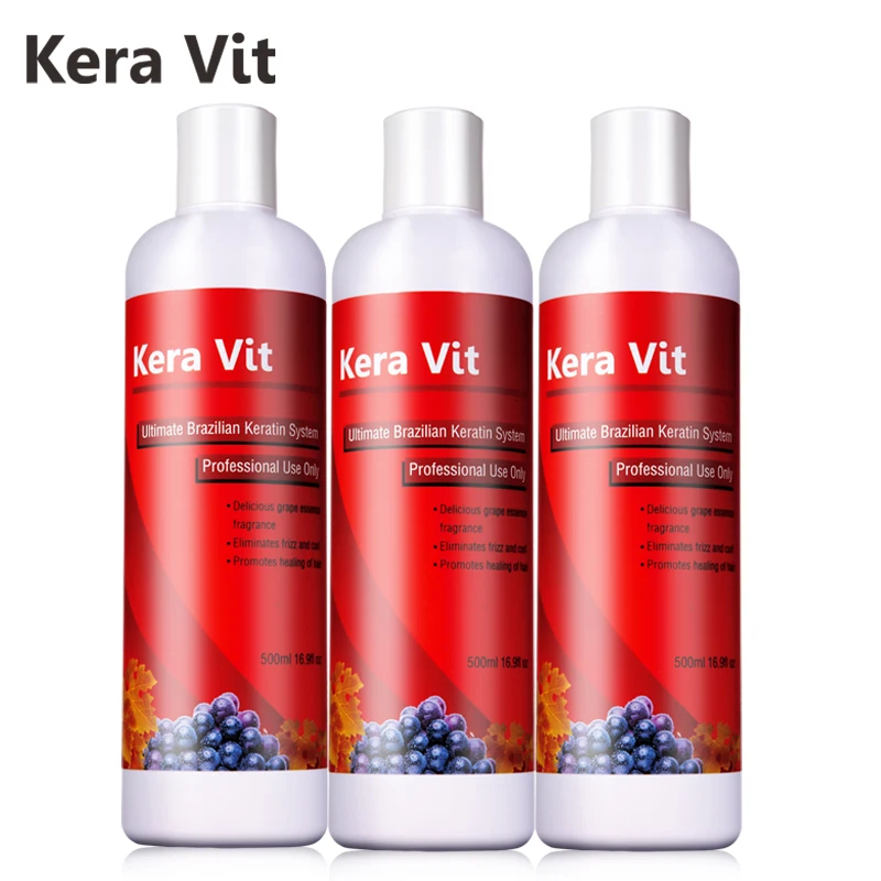 

Cheaper 500ml *3pcs Professional Brazilian 5% Formalin Keratin Treatment Straighten and Repair Hair Free Shipping