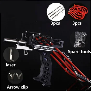 

Professional Catapult Full Set Fishing Slingshot Arrow Laser Slingshot Powerful Fishing Catapult super strong Slingshot Hunting
