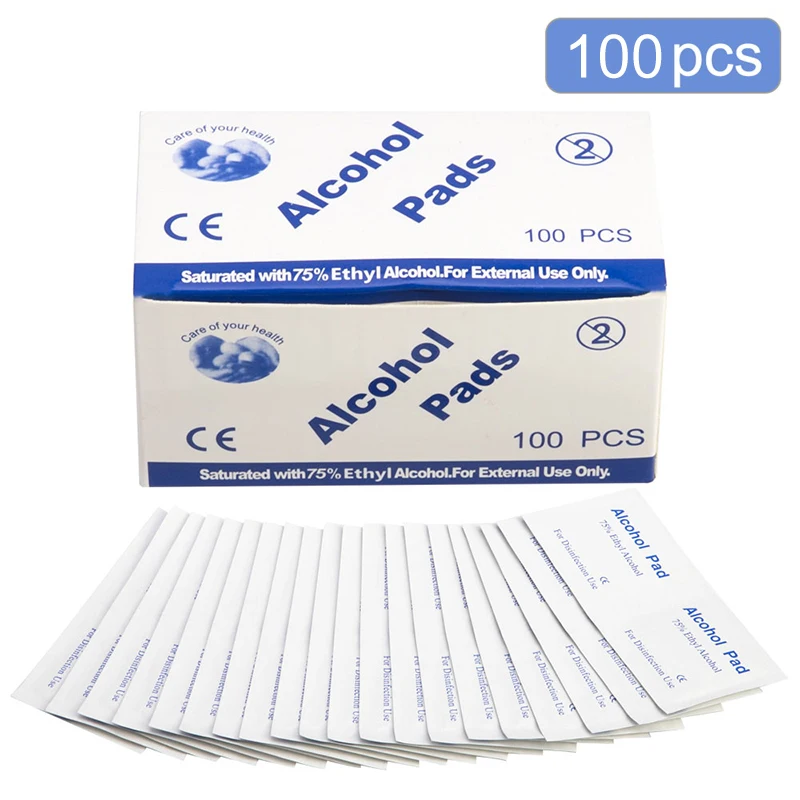 100Pcs Box Гель-лак для снятия Обертывания безворсовые салфетки для маникюра моющее средство для ногтей средство для снятия УФ гель-лака - Цвет: 100Pcs Box