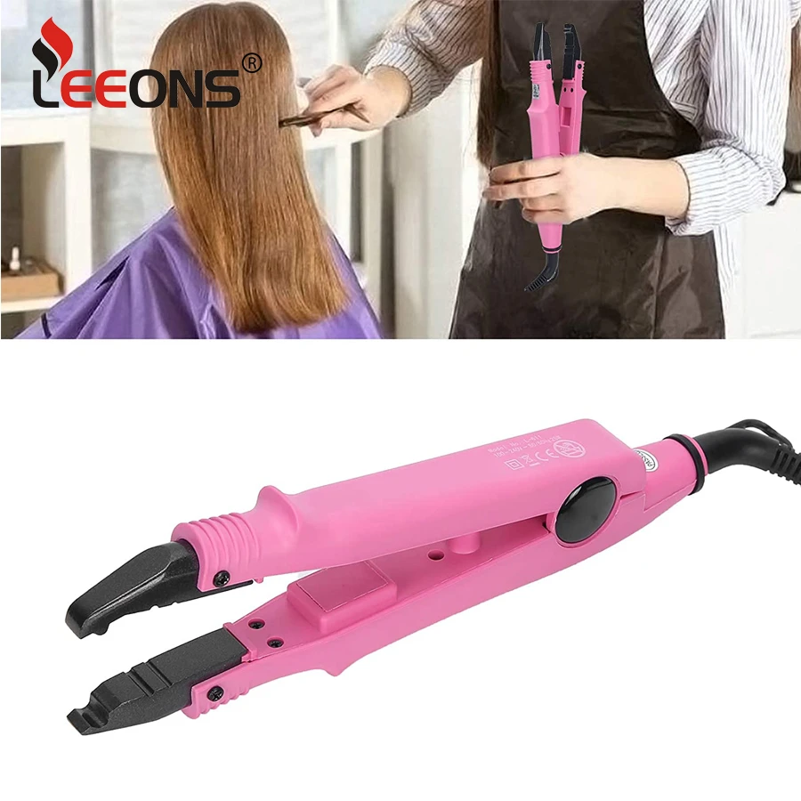 Professional Hair Extensions Pliers Fusion Hair Iron Adjustable Temperature  Tongs Connectors Keratin Bonding Salon Tools Leeons - Pliers - AliExpress
