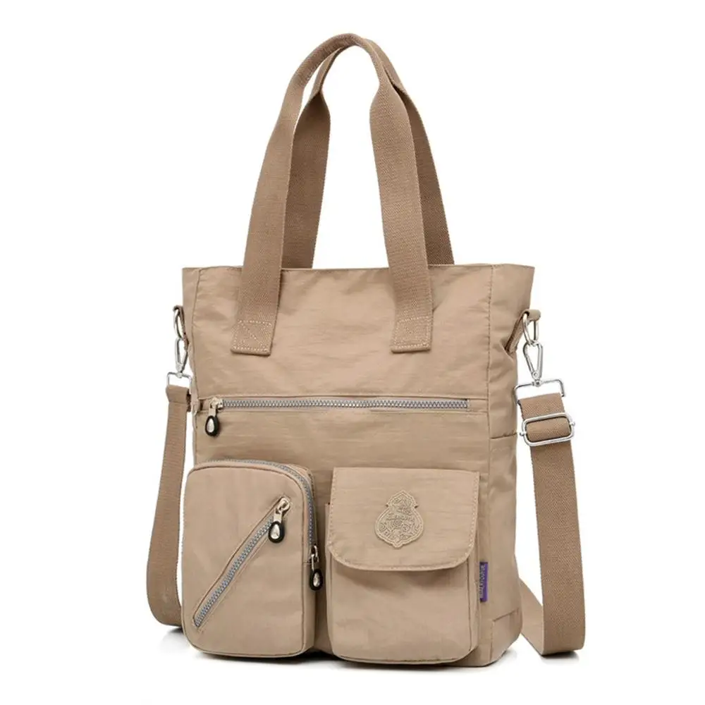 

Women Bag Nylon Waterproof Elegant Daily Shopping Shoulder Fashion Simple Leisure Large Capacity Multi-function H1