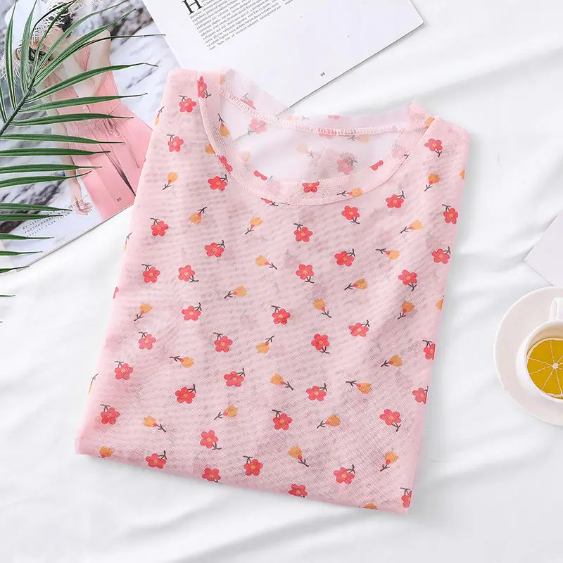 Long Sleeve Kawaii Print Top - 96 - Kawaii Mix