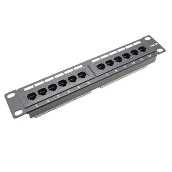 

Network Tool Kit 12 Port Panel Cat.5E Network Wall Mount Rack Mounting Bracket