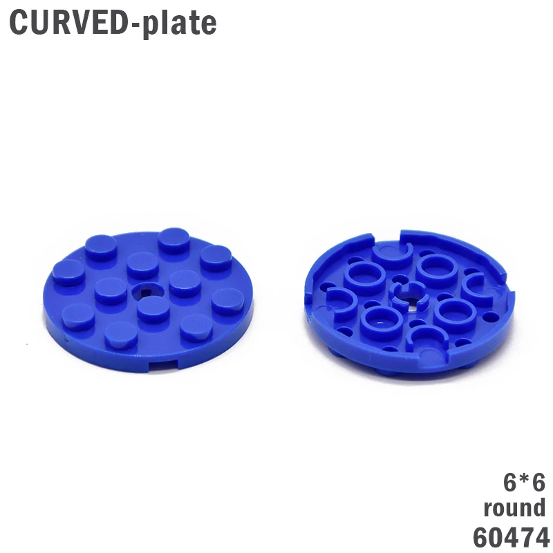 

10Pcs/lot MOC Curved Bricks 60474 4*4 Round Vehicle Wheel Arch Building Blocks Technic Creator Parts DIY Educational gifts Toy