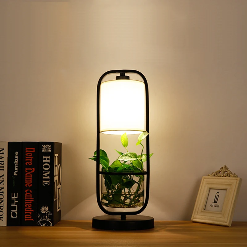 

DIY Potted Plant Table Lights Modern Led Lighting Fixtures Home Decor for Living Room Study Floor Lamp Desk Light Luminarias