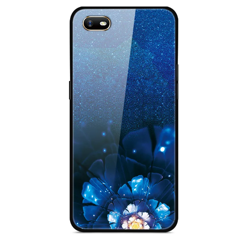 10 Для OPPO Realme C2 чехол закаленного стекла задняя жесткий чехол для OPPO A1K CPH1923 A 1 K A1 K OPPOA1K чехол Capas RealmeC2 силиконовый бампер - Цвет: 10
