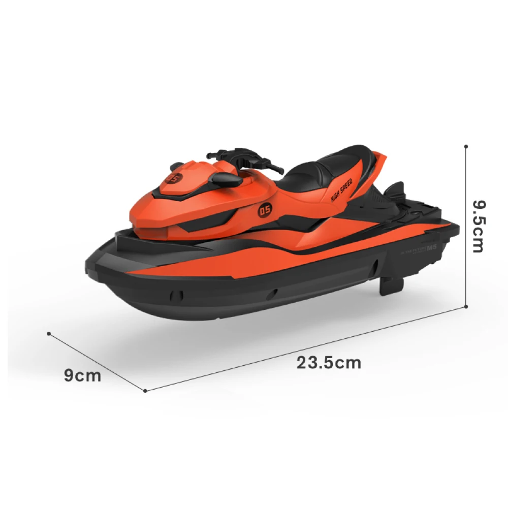 CONUSEA RC Boat Remote Control Boats 10km/h 2.4Ghz Racing Boats for Pools and Lakes  Low Battery Alarm Gifts for Boys Girls images - 6