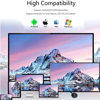 

C13 TV Stick for Chromecast 3 for YouTube WiFi Display HDMI Wireless Dongle Miracast Airplay for Google Home Chrome