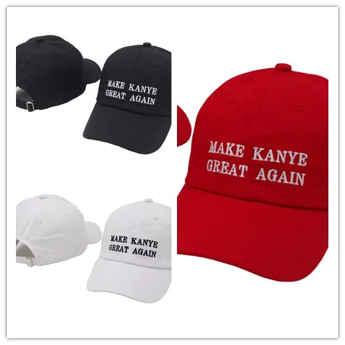 Новинка 2020 кепки для папы от KANYE GREAT AGAIN бейсболки кепка с изогнутым козырьком