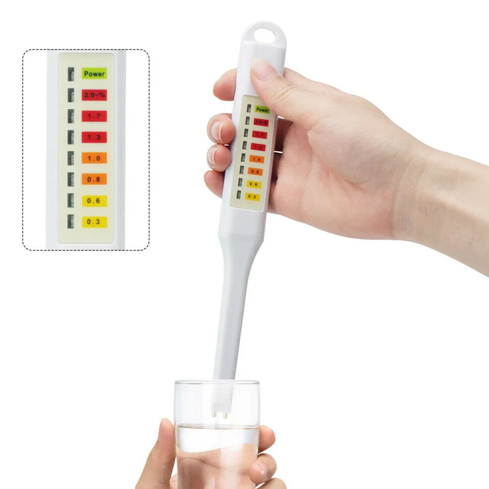 

Measure ABS Battery Powered Electronic Handheld Food Salt Salinity Tester Concentration Meter Easy Operate LED Detector Analysis