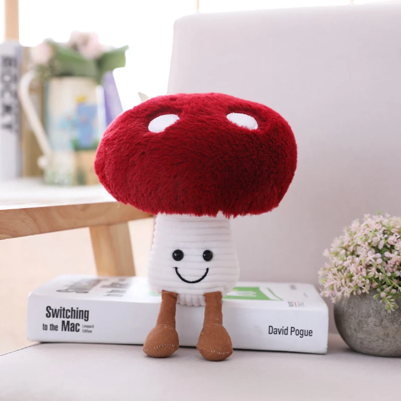 20-40cm Cute Avocado Mushroom Ice Cream Plush Toy Kawaii Cartoon Fruits Vegetables Soft Comfortable Doll Toys For Girls Boys