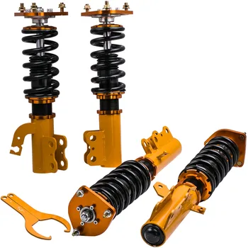 

Coilover Shock Absorber For Toyota Celica GT GTS FWD 90 1991 1992 1993 Adj. Height Coilovers Suspension Spring Top Mount Camber