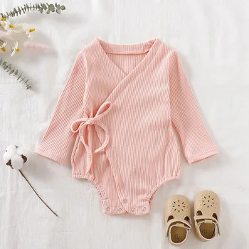 

0-18M Baby Girls Clothing Newborn Baby Girl Floral Rompers Long Sleeve Jumpsuit Playsuit Summer BabY Girls Clothes