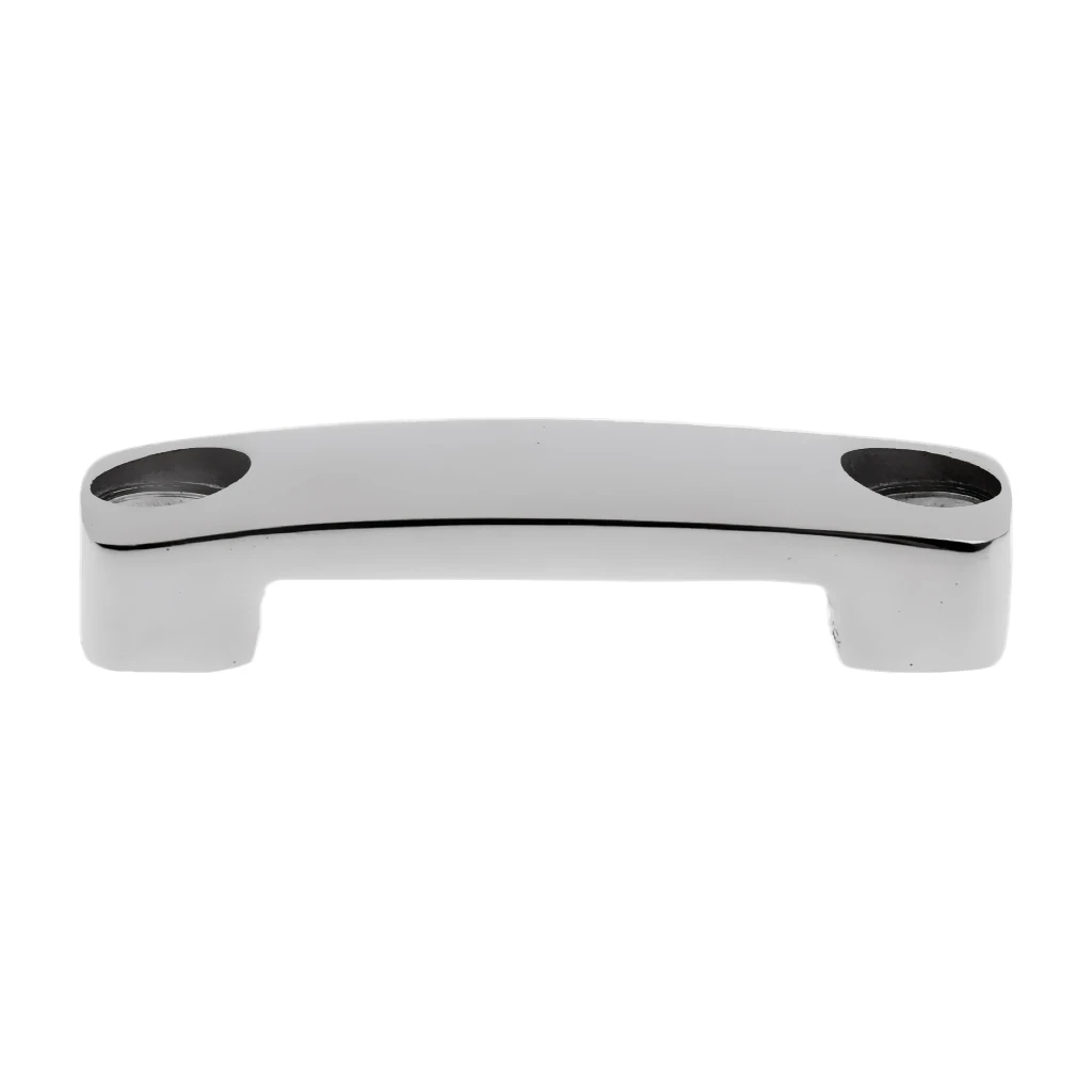 4 Pieces Professional Polished 316 Stainless Steel Marine Boat Fender Lock Deck Fitting Silver