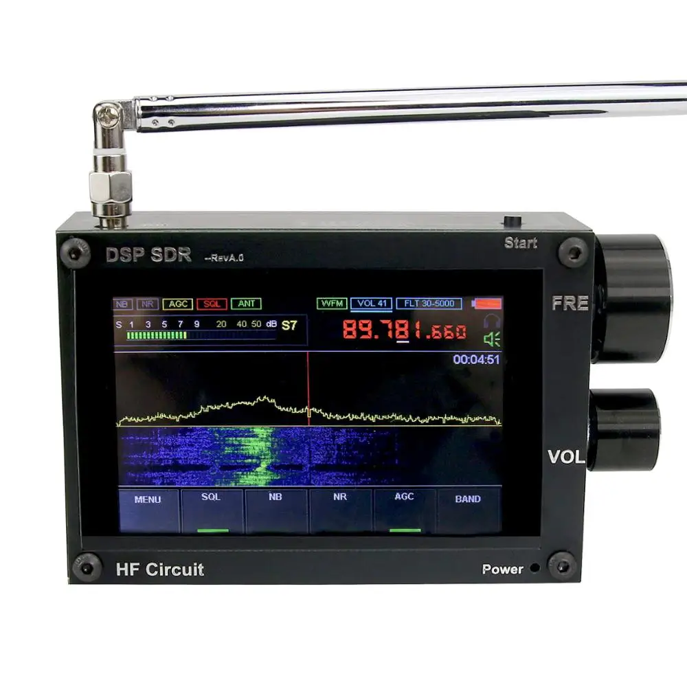 50kHz-2000MHz 3.5 Inch Touching IPS Display Screen SDR Receiver HAM Software Defined Radios Malachite DSP Software Defined Radio