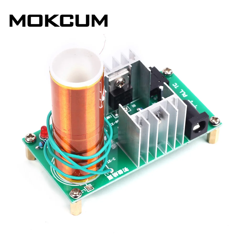 

15W DIY Electronic Kit Parts Production Tesla Coil Kit MINI Music Loudspeaker Kit Electronique Music Production 3.5 Socket