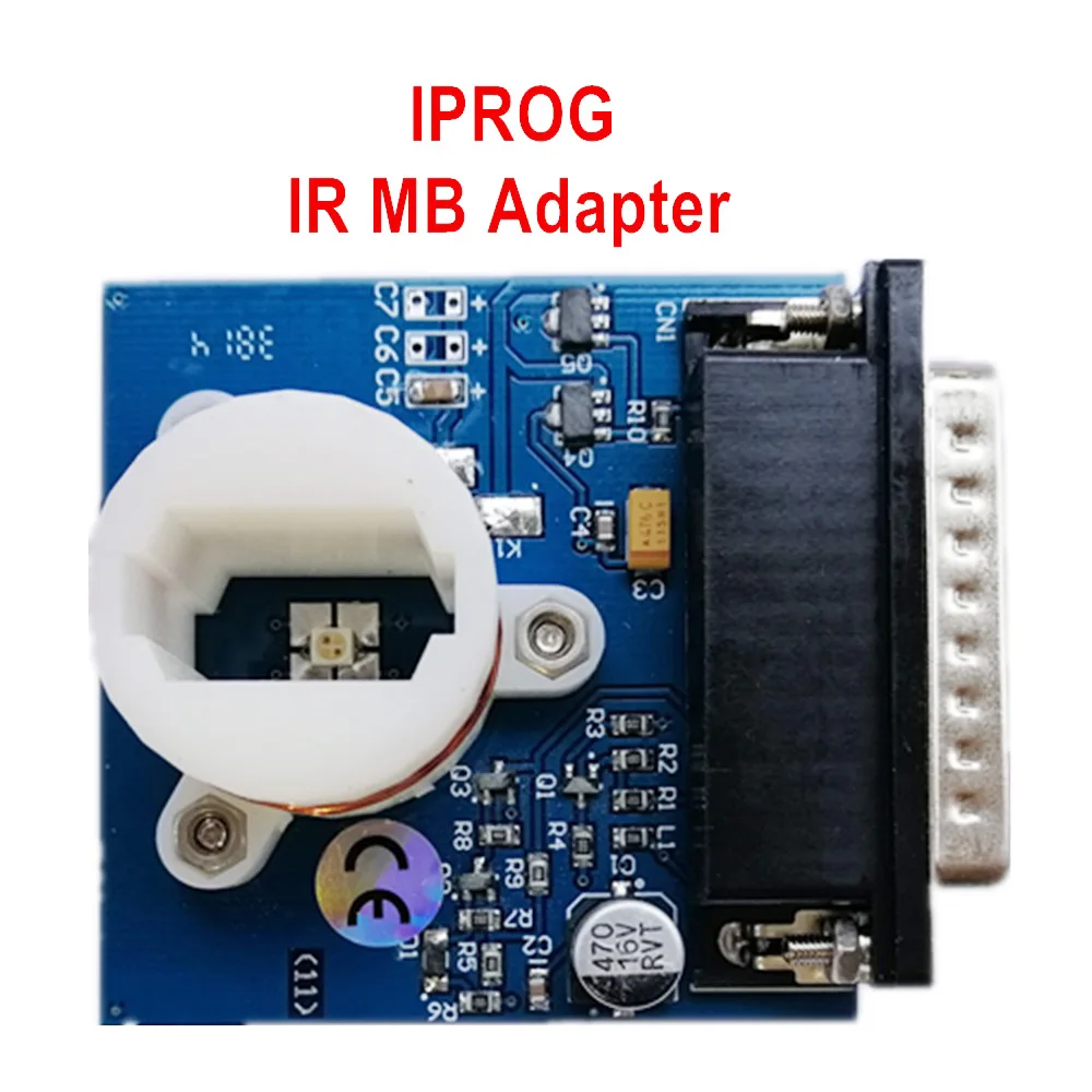 Новейший V80 Iprog+ ключевой программатор поддержка IMMO+ коррекция пробега+ сброс подушки безопасности Iprog Pro до Замена Carprog/Digiprog/Tango - Color: IPROG IR MB ADAPTER