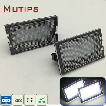 

Mutips 1Set Car LED License Plate Lights 12V White Lamp For Land Rover LR3 LR4 discovery 3 4 Freelander 2 Rang Rover Sport Auto