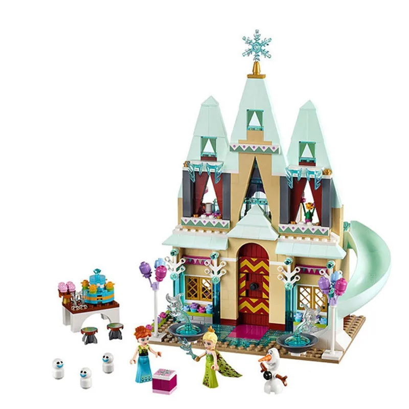 

Frozen Snow World Series Mia The Elsa Magical Ice Castle Set girls Model Building Blocks Bricks Toys Girl friend compatible
