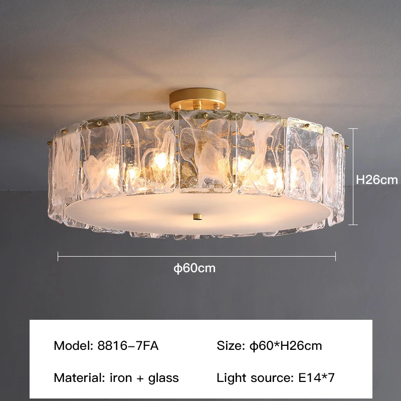 chandelier for living room Modern Nordic Cloud Stone Glass Design LED Chandelier For Living Dining Room Bedroom Kitchen Ceiling Lamp Round Hanging Light orb chandelier Chandeliers