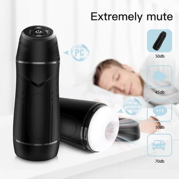 New Automatic Suck Vibrator Adult Goods for Men Male Masturbator Cup Sex Toys Vaginal for Men Masturbation Goods Sucking Machine 6