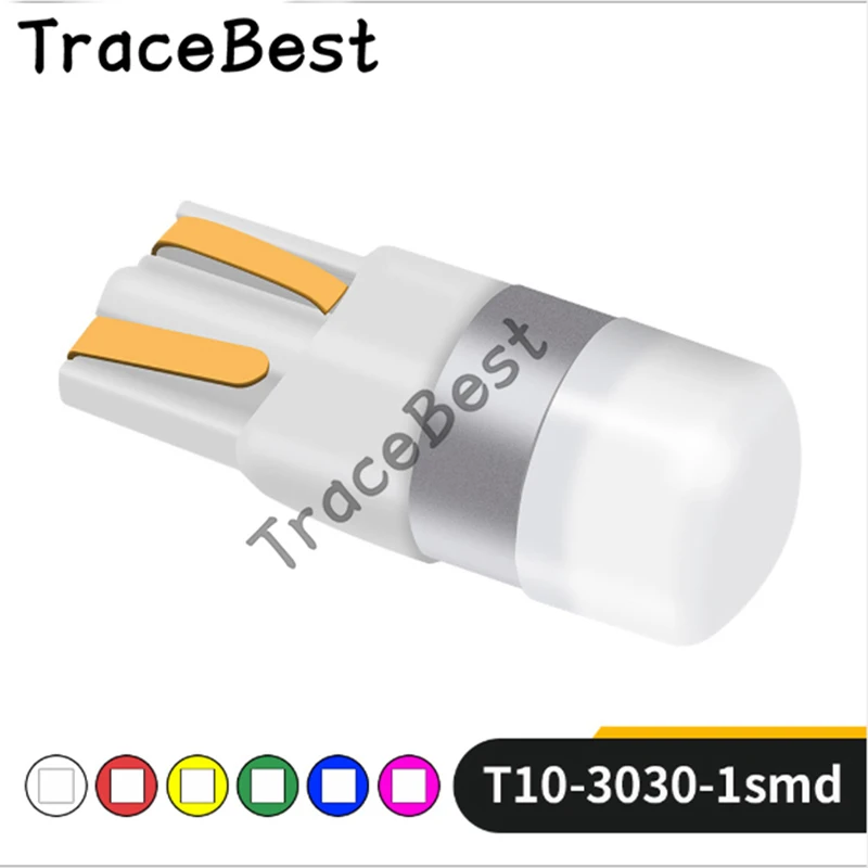 4 шт. 9 30 В T10 3030 1SMD 194 927 161 W5W 3 Светодиодные индикаторы для автомобильных приборов
