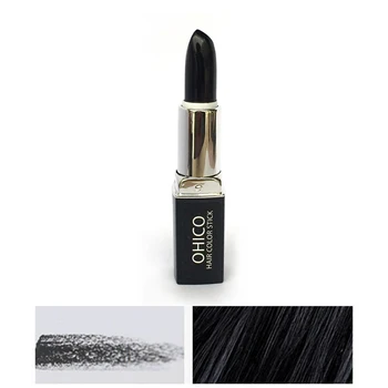 

Natural Plant Extracts Lipstick Shape Hair Dye Pen Covering White Hair Disposable Hair Color Stick for Beauty Hair fashion