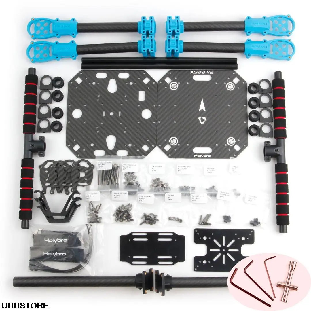 HolyBro X500 V2 Frame Kit / ARF Kit - 500mm Wheelbase Carbon Fiber Frame Kit 4PCS 2216 KV880 Motor 20A ESC 1045 Propeller PDB Combo Camera Drone 15 HolyBro X500 V2 Frame Kit / ARF Kit, HolyBro X500 V2 Frame Kit