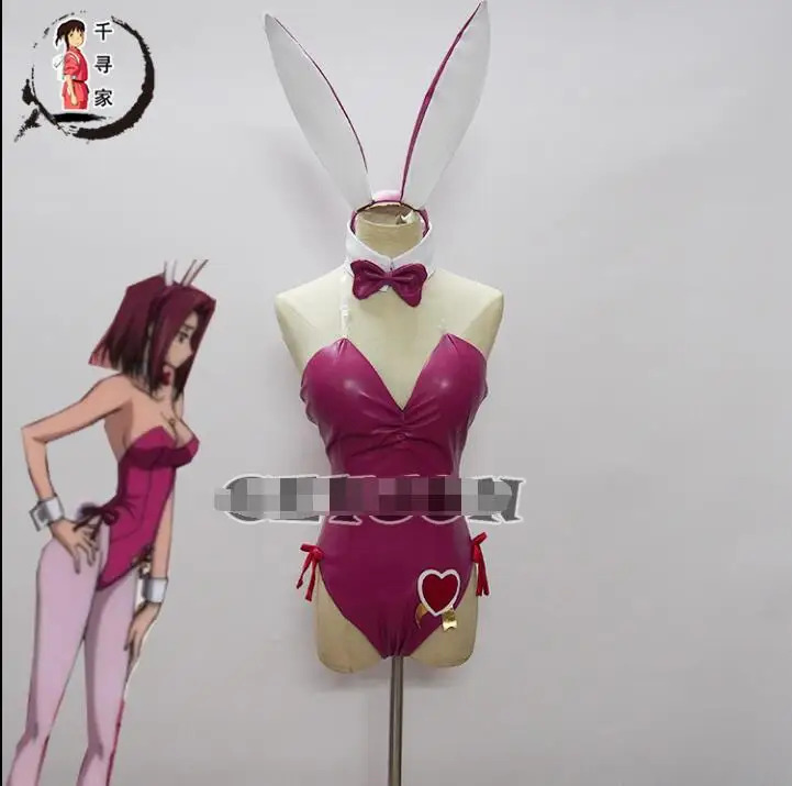

Halloween Costume for Woman CODE GEASS Lelouch of the Rebellion Kallen Stadtfeld Cosplay Costume BunnyGirl Jumpsuits