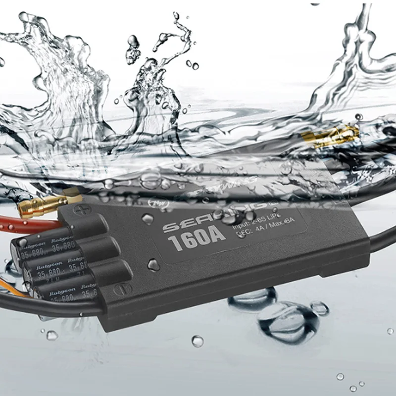 Hobbywing Seaking Pro Bootsregler 160A BEC 4A 2 6s BL Мотор ESC HV для RC R/c гоночная лодка|motor esc|bl motoresc motor |