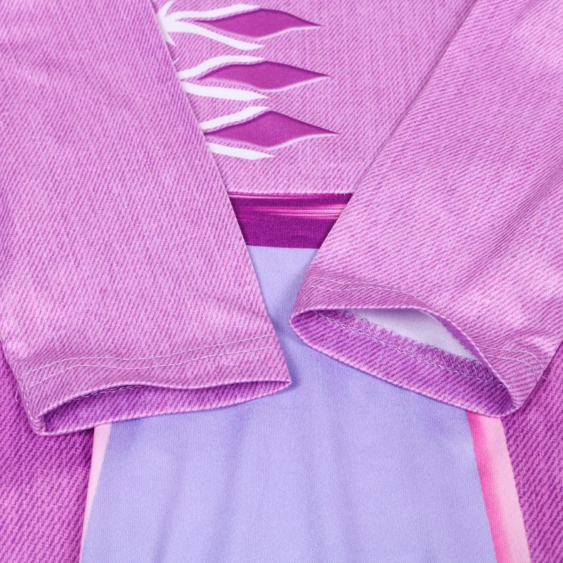 Новинка года; платье принцессы Эльзы из аниме «Холодное сердце 2»; фиолетовое платье; детская юбка; карнавальные костюмы на Хэллоуин; костюм для сцены