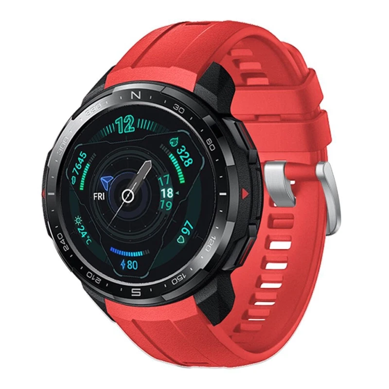 화웨이 명예 GS 프로 교체 시계 액세서리 P9YA 스포츠 실리콘 스트랩