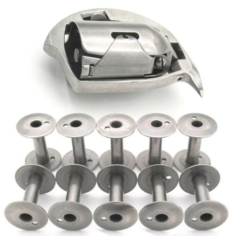 HAD-204 челнок крюк и 10 шт бобины для швейные машины durkopp Adler 204, 205, 266, 366, замена