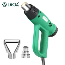 LAOA 1800 Вт промышленная Тепловая пушка два класса регулируемая электрическая тепловая пушка с двумя насадками для автоматической пленки с вилкой США/ЕС