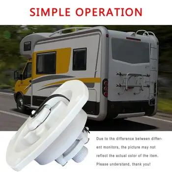 

Fresh Caravan Hatch Gravity Water Inlet Lockable RV Inlet Boat Filler Neck Plastic Trailer Tank Filter Accessories