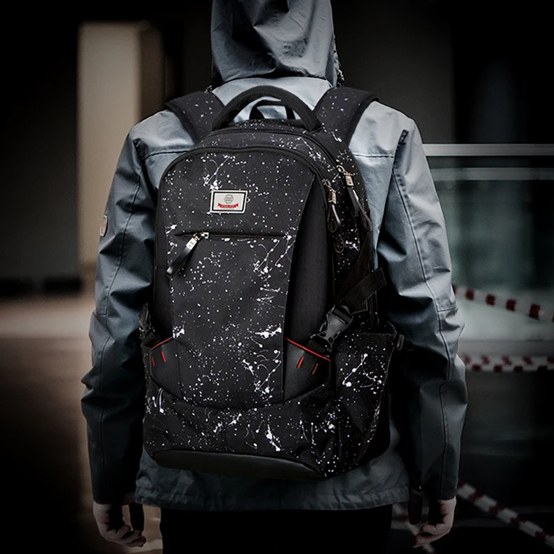 Большой Вместительный рюкзак для мужчин, 15,6 дюймов, рюкзаки для ноутбука, USB зарядка, дорожная сумка, водонепроницаемый рюкзак, школьные сумки, рюкзак для мальчиков