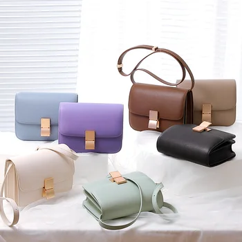 

Factory Genuine Leather Women Bag Luxury Design Handbag Famous Brand Fashion Shoulder Bag Crossbody Tofu Bag for Women